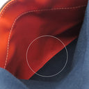エルメス HERMES サックドパンサージュ グルーム 068312CK ネイビー×オレンジ トワルシェブロン 2WAYバッグ シルバー金具 紺 ショルダー トート