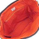 エルメス HERMES サックドパンサージュ グルーム 068312CK ネイビー×オレンジ トワルシェブロン 2WAYバッグ シルバー金具 紺 ショルダー トート