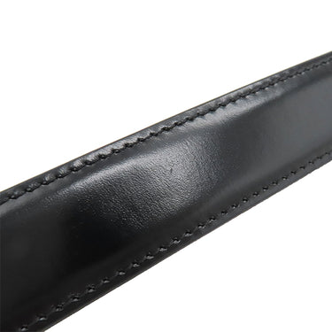 セリーヌ CELINE トリオンフ 70 ブラック レザー ベルト ゴールド金具 黒