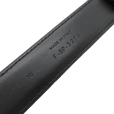 セリーヌ CELINE トリオンフ 70 ブラック レザー ベルト ゴールド金具 黒