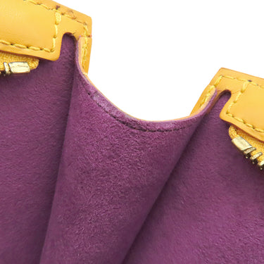 ルイヴィトン LOUIS VUITTON サンジャック M52279 タッシリイエロー エピレザー ショルダーバッグ ゴールド金具 黄色