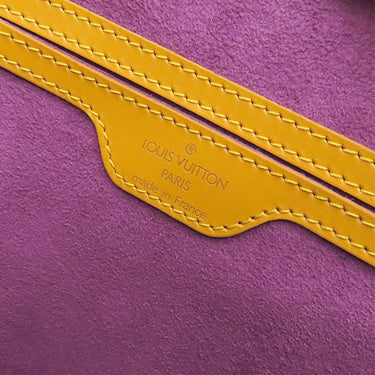 ルイヴィトン LOUIS VUITTON サンジャック M52279 タッシリイエロー エピレザー ショルダーバッグ ゴールド金具 黄色