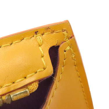 ルイヴィトン LOUIS VUITTON サンジャック M52279 タッシリイエロー エピレザー ショルダーバッグ ゴールド金具 黄色