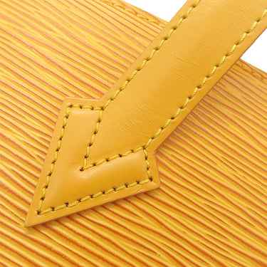 ルイヴィトン LOUIS VUITTON サンジャック M52279 タッシリイエロー エピレザー ショルダーバッグ ゴールド金具 黄色