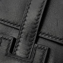 エルメス HERMES ジジェ ブラック ボックスカーフ ポーチ 黒 小物入れ ボックスケース シガレットケース