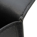 エルメス HERMES ジジェ ブラック ボックスカーフ ポーチ 黒 小物入れ ボックスケース シガレットケース