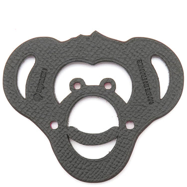 エルメス HERMES プティアッシュ サル レッド×ブラック ヴォースイフト ヴォーエプソン チャーム 赤 黒 猿 チャーム シューズチャーム petit H