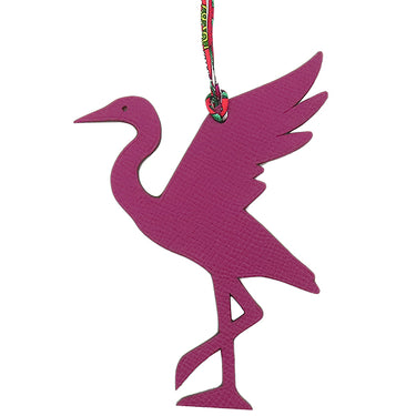 エルメス HERMES プティアッシュ ツル パープル×ブラウン ヴォーエプソン トゴ バッグチャーム 紫 茶 チャーム petit H