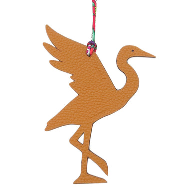 エルメス HERMES プティアッシュ ツル パープル×ブラウン ヴォーエプソン トゴ バッグチャーム 紫 茶 チャーム petit H