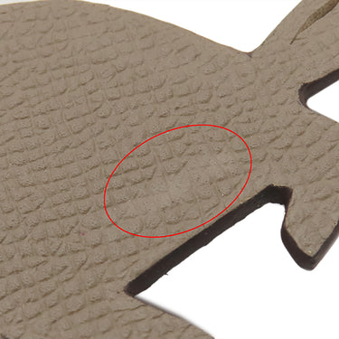 エルメス HERMES プティアッシュ サル グレージュ×ネイビー ヴォーエプソン トゴ バッグチャーム 紺 猿 チャーム petit H