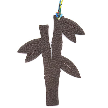 エルメス HERMES プティアッシュ バンブー レッド×ブラウン ヴォーエプソン トゴ バッグチャーム 赤 茶 竹 チャーム petit H