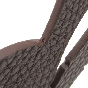 エルメス HERMES プティアッシュ バンブー レッド×ブラウン ヴォーエプソン トゴ バッグチャーム 赤 茶 竹 チャーム petit H