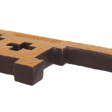 エルメス HERMES プティアッシュ カギ キーリング レッド×ベージュ×ブラック ヴォーエプソン グランアッシュ キーホルダー 赤 茶 黒 鍵 キーモチーフ チャーム petit H