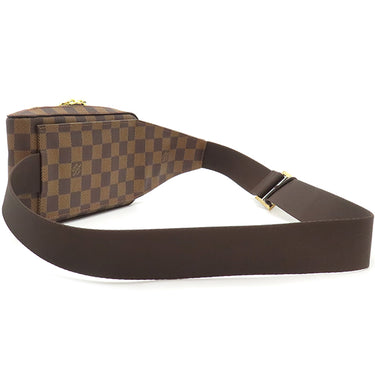ルイヴィトン LOUIS VUITTON ジェロニモス N51994 ダミエ ダミエキャンバス ボディバッグ ゴールド金具 茶 ウエストバッグ