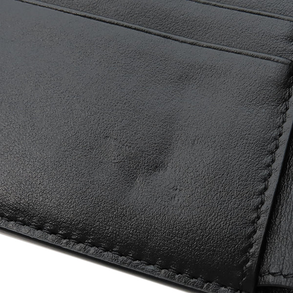 【美品✨】セリーヌ　ミディアム　ストラップウォレット　ブラック セリーヌ CELINE ミディアム ストラップ ウォレット ブラック レザー