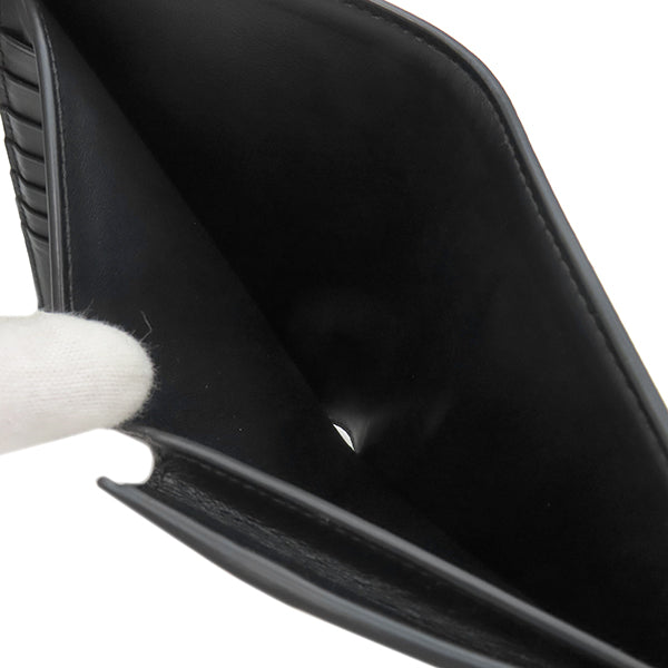 【美品✨】セリーヌ　ミディアム　ストラップウォレット　ブラック セリーヌ CELINE ミディアム ストラップ ウォレット ブラック レザー