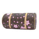 ルイヴィトン LOUIS VUITTON LV×TM パピヨン MM M13097 サクラブラウン モノグラムキャンバス ハンドバッグ ゴールド金具 茶 村上隆 チェリーブロッサム 桜