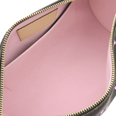 ルイヴィトン LOUIS VUITTON LV×TM パピヨン MM M13097 サクラブラウン モノグラムキャンバス ハンドバッグ ゴールド金具 茶 村上隆 チェリーブロッサム 桜