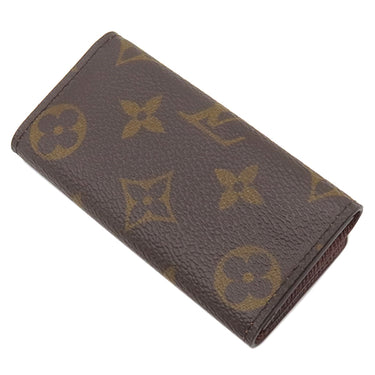 ルイヴィトン LOUIS VUITTON ミュルティクレ 4 M69517 モノグラム モノグラムキャンバス キーケース ゴールド金具 茶 鍵入れ 4連 4本