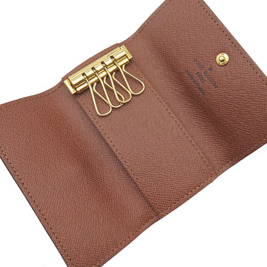 ルイヴィトン LOUIS VUITTON ミュルティクレ 4 M69517 モノグラム モノグラムキャンバス キーケース ゴールド金具 茶 鍵入れ 4連 4本