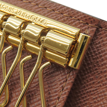 ルイヴィトン LOUIS VUITTON ミュルティクレ 4 M69517 モノグラム モノグラムキャンバス キーケース ゴールド金具 茶 鍵入れ 4連 4本