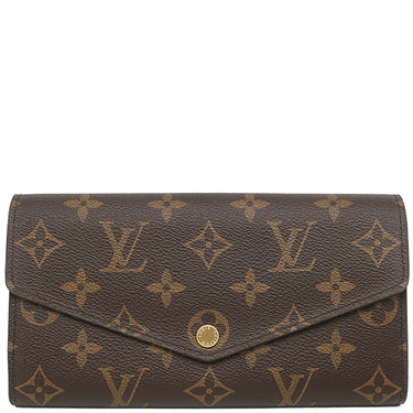 ルイヴィトン LOUIS VUITTON ポルトフォイユ サラ M60531 モノグラム モノグラムキャンバス 長財布 ゴールド金具 茶