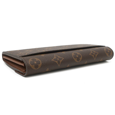 ルイヴィトン LOUIS VUITTON ポルトフォイユ サラ M60531 モノグラム モノグラムキャンバス 長財布 ゴールド金具 茶
