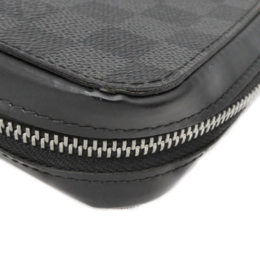 ルイヴィトン LOUIS VUITTON ジッピー XL N41503 ダミエグラフィット ダミエグラフィットキャンバス 長財布 シルバー金具 黒 ラウンドファスナー セカンドバッグ