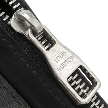 ルイヴィトン LOUIS VUITTON ジッピー XL N41503 ダミエグラフィット ダミエグラフィットキャンバス 長財布 シルバー金具 黒 ラウンドファスナー セカンドバッグ