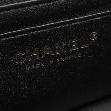 シャネル CHANEL ミニ マトラッセ 20 A69900 ネイビー×マルチカラー ファブリック レザー ショルダーバッグ ゴールド金具 紺 ココマーク チェーンショルダーバッグ