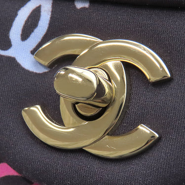 シャネル CHANEL ミニ マトラッセ 20 A69900 ネイビー×マルチカラー ファブリック レザー ショルダーバッグ ゴールド金具 紺 ココマーク チェーンショルダーバッグ