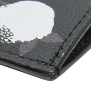 ルイヴィトン LOUIS VUITTON LV×YK コインカード ホルダー M81930 ブラック×グレー レザー モノグラムエクリプス コインケース マットブラック金具 黒 フラグメントケース 水玉 ドット 草間彌生