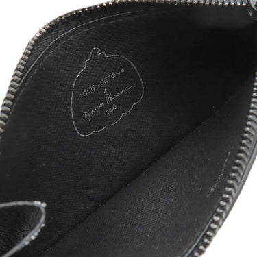 ルイヴィトン LOUIS VUITTON LV×YK コインカード ホルダー M81930 ブラック×グレー レザー モノグラムエクリプス コインケース マットブラック金具 黒 フラグメントケース 水玉 ドット 草間彌生