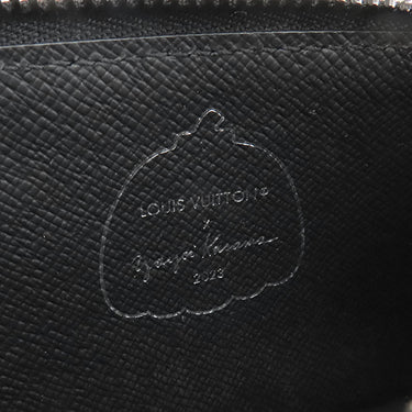 ルイヴィトン LOUIS VUITTON LV×YK コインカード ホルダー M81930 ブラック×グレー レザー モノグラムエクリプス コインケース マットブラック金具 黒 フラグメントケース 水玉 ドット 草間彌生