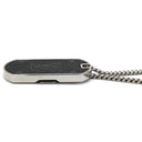 ルイヴィトン LOUIS VUITTON コリエプラーク M63640 モノグラムエクリプス メタル モノグラムエクリプス ネックレス シルバー金具 ペンダント