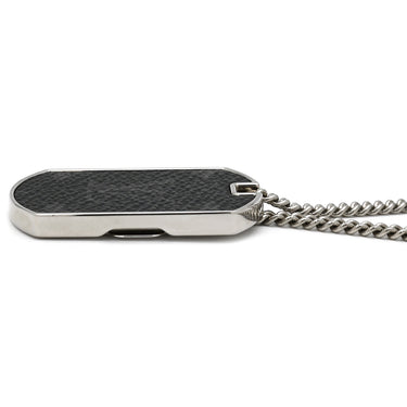 ルイヴィトン LOUIS VUITTON コリエプラーク M63640 モノグラムエクリプス メタル モノグラムエクリプス ネックレス シルバー金具 ペンダント