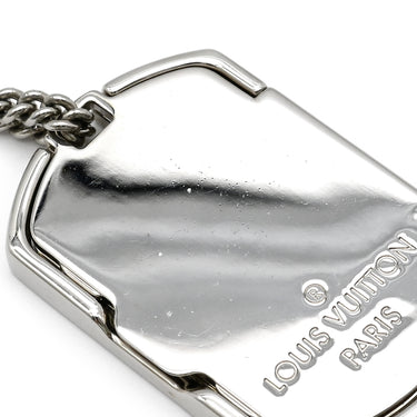 ルイヴィトン LOUIS VUITTON コリエプラーク M63640 モノグラムエクリプス メタル モノグラムエクリプス ネックレス シルバー金具 ペンダント