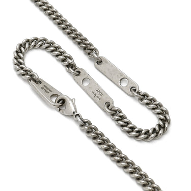 ルイヴィトン LOUIS VUITTON コリエプラーク M63640 モノグラムエクリプス メタル モノグラムエクリプス ネックレス シルバー金具 ペンダント