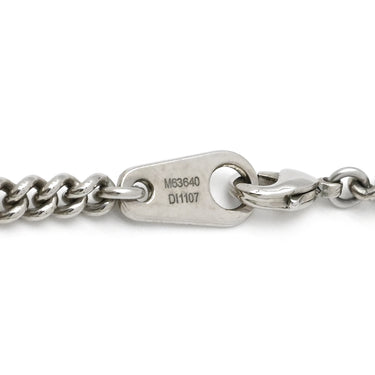 ルイヴィトン LOUIS VUITTON コリエプラーク M63640 モノグラムエクリプス メタル モノグラムエクリプス ネックレス シルバー金具 ペンダント