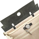 エルメス HERMES エールバッグPM 31 ナチュラル×ブラック トワルアッシュ トワルオフィシエ ヴァッシュハンター 2WAYバッグ シルバー金具 黒