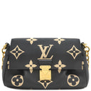ルイヴィトン LOUIS VUITTON フェイボリット NM M45859 ブラック×ベージュ モノグラムジャイアント 2WAYバッグ ゴールド金具 黒 ベージュ ハンドバッグ ショルダー 斜め掛け