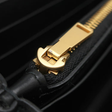 ボッテガヴェネタ BOTTEGA VENETA カセット フラップウォレット 667433VCQC48425 ブラック ラムスキン 長財布 マットゴールド金具 黒 マキシ イントレチャート