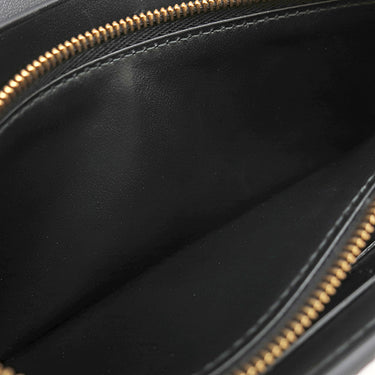 ボッテガヴェネタ BOTTEGA VENETA カセット フラップウォレット 667433VCQC48425 ブラック ラムスキン 長財布 マットゴールド金具 黒 マキシ イントレチャート