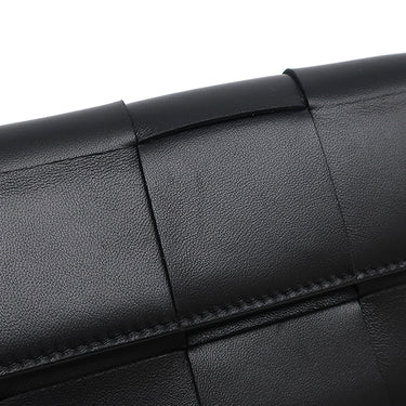 ボッテガヴェネタ BOTTEGA VENETA カセット フラップウォレット 667433VCQC48425 ブラック ラムスキン 長財布 マットゴールド金具 黒 マキシ イントレチャート