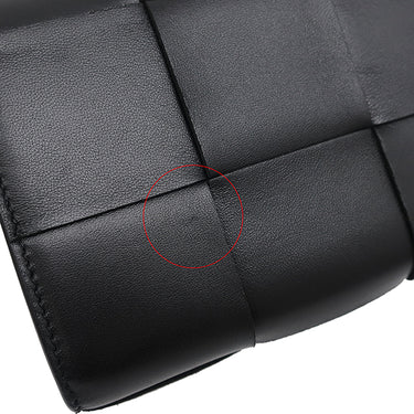 ボッテガヴェネタ BOTTEGA VENETA カセット フラップウォレット 667433VCQC48425 ブラック ラムスキン 長財布 マットゴールド金具 黒 マキシ イントレチャート