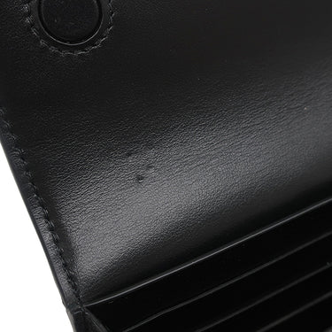 ボッテガヴェネタ BOTTEGA VENETA カセット フラップウォレット 667433VCQC48425 ブラック ラムスキン 長財布 マットゴールド金具 黒 マキシ イントレチャート