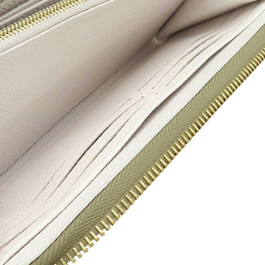 ルイヴィトン LOUIS VUITTON ジッピー ウォレット M81280 カーキ×ベージュ モノグラムアンプラント 長財布 ゴールド金具 ラウンドファスナー バイカラー