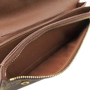 ルイヴィトン LOUIS VUITTON ポルトフォイユ アコルディオン M58008 モノグラム モノグラムキャンバス 二つ折り財布 ゴールド金具 チェーン付き