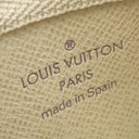 ルイヴィトン LOUIS VUITTON ポシェット クレ N62658 ダミエアズール ダミエアズールキャンバス コインケース ゴールド金具 小銭入れ 白 キーチェーン付き