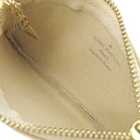 ルイヴィトン LOUIS VUITTON ポシェット クレ N62658 ダミエアズール ダミエアズールキャンバス コインケース ゴールド金具 小銭入れ 白 キーチェーン付き